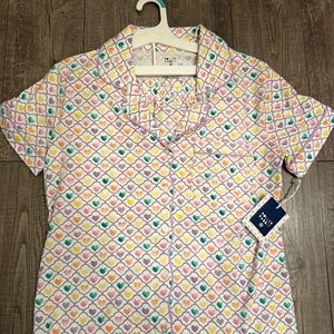 Women's Geo Hearts Short Sleeves & Shorts Pajama Set Roller Rabbit Target XS